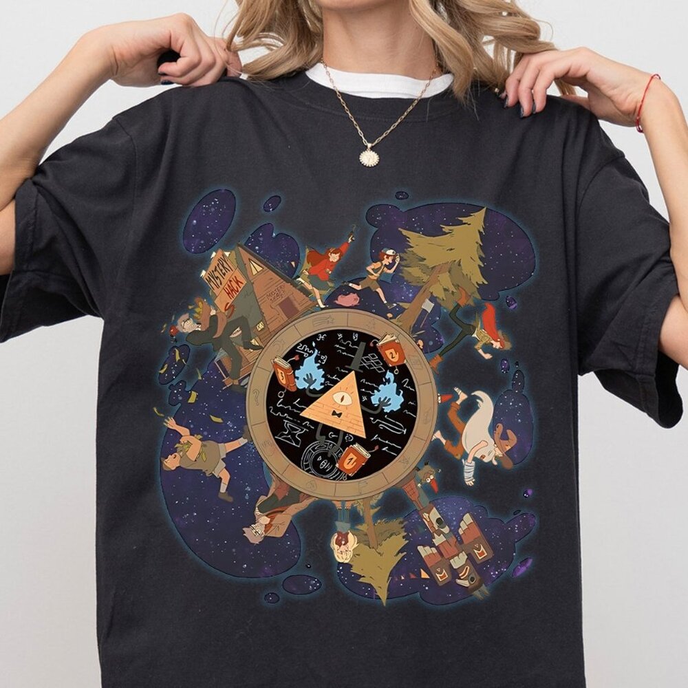 Mystical Black Graphic Short Sleeve Tee
